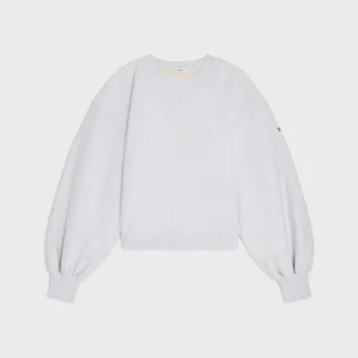 Pamuklu Polar Oversized Bisiklet Yaka Kazak