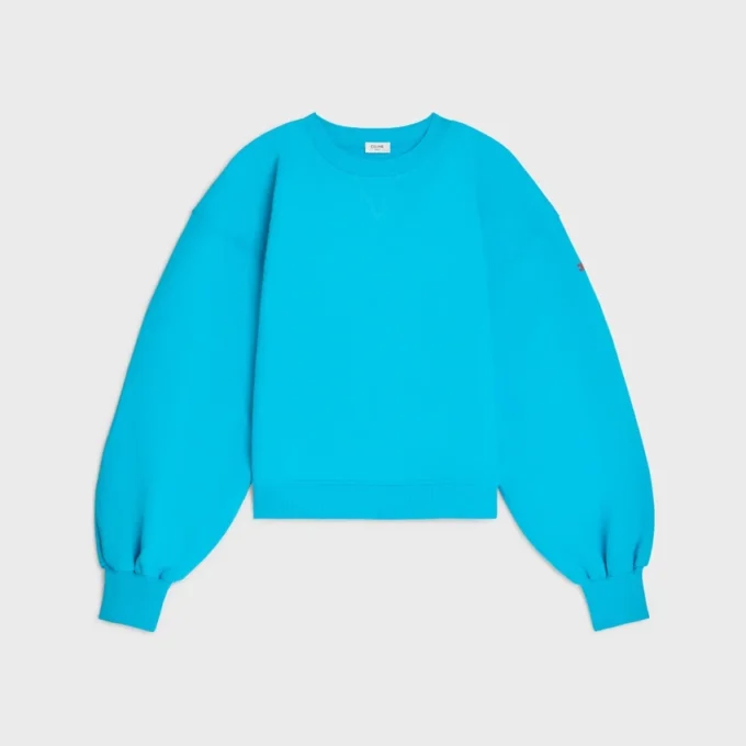 Pamuklu Polar Oversized Bisiklet Yaka Kazak