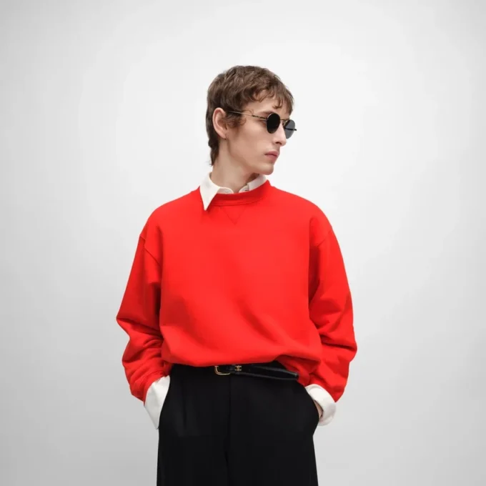 Pamuklu Polar Sweatshirt