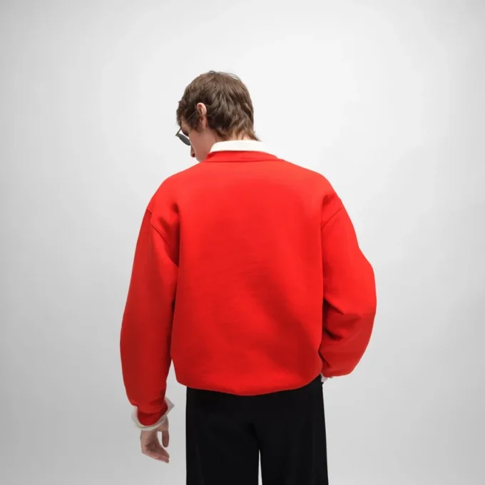 Pamuklu Polar Sweatshirt