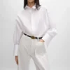 Pamuklu Poplin Oversized Gömlek Pamuklu Poplin Oversized Gömlek