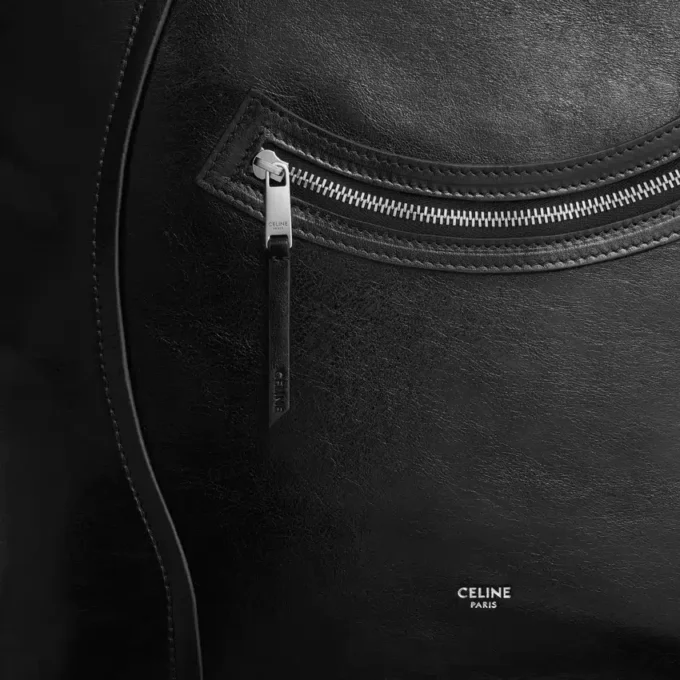 Parlak Dana Derisi Vertical Cabas Luggage