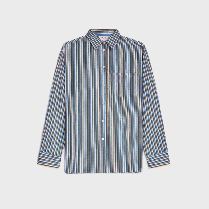 İpek Twill Oversized Gömlek