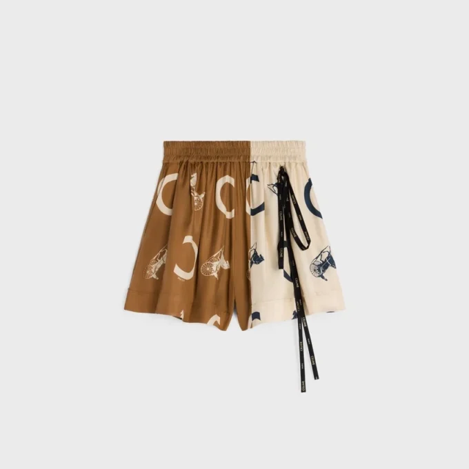 İpek Twill Pijama Şortu İpek Twill Pijama Şortu