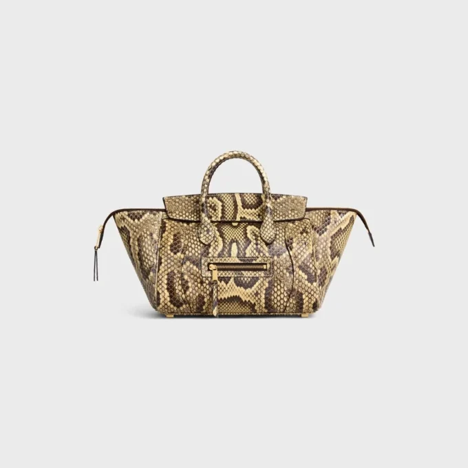 Piton Deri Küçük Luggage Piton Deri Küçük Luggage