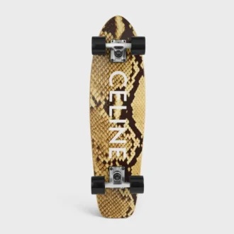 Piton ve CELINE Baskılı Ahşap Mini Cruiser