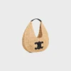 Rafya ve Dana Derisinden CELINE Classic Panier Hobo Çanta Rafya ve Dana Derisinden CELINE Classic Panier Hobo Çanta