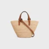 Rafya ve Dana Derisinden Nano Supple CELINE Classic Panier Rafya ve Dana Derisinden Nano Supple CELINE Classic Panier