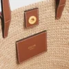 Rafya ve Dana Derisinden Nano Supple CELINE Classic Panier Rafya ve Dana Derisinden Nano Supple CELINE Classic Panier