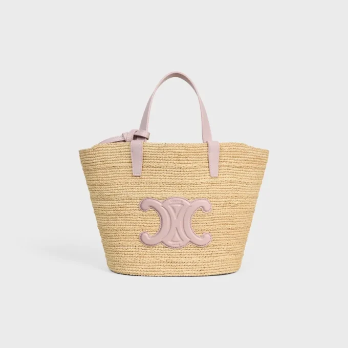 Rafya ve Dana Derisinden Teen Supple CELINE Classic Panier Rafya ve Dana Derisinden Teen Supple CELINE Classic Panier