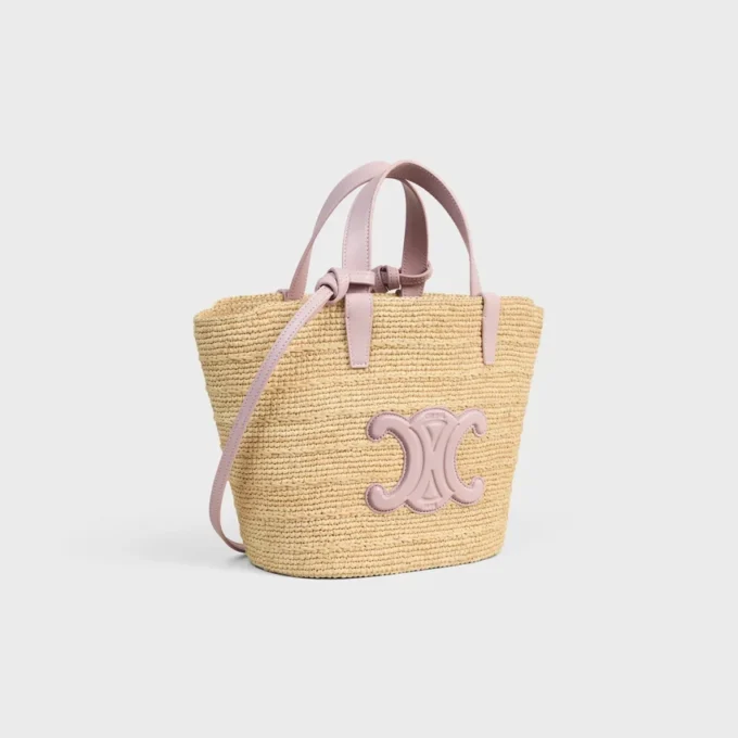 Rafya ve Dana Derisinden Teen Supple CELINE Classic Panier Rafya ve Dana Derisinden Teen Supple CELINE Classic Panier