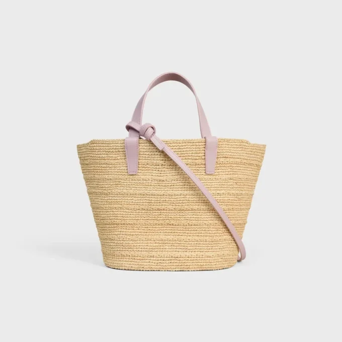 Rafya ve Dana Derisinden Teen Supple CELINE Classic Panier Rafya ve Dana Derisinden Teen Supple CELINE Classic Panier
