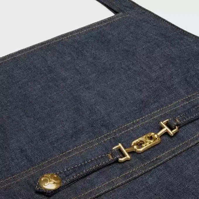 Raw Wash Denim Empire Mini Elbise Raw Wash Denim Empire Mini Elbise