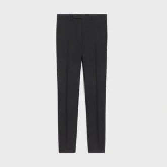 Retro Çizgili Yün Mods Pantolon