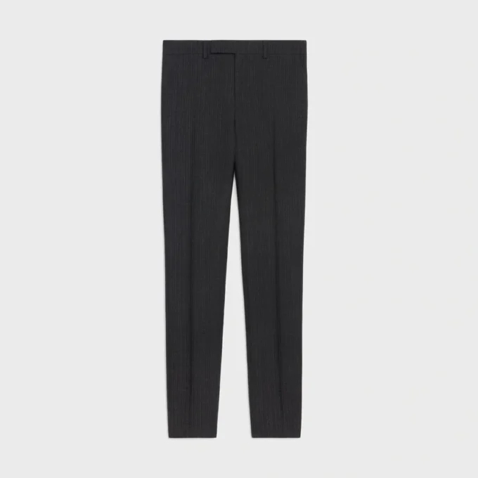 Retro Çizgili Yün Mods Pantolon Retro Çizgili Yün Mods Pantolon