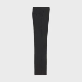 Retro Çizgili Yün Mods Pantolon