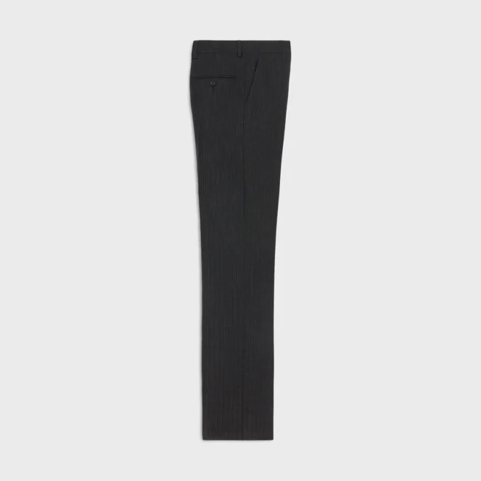 Retro Çizgili Yün Mods Pantolon Retro Çizgili Yün Mods Pantolon
