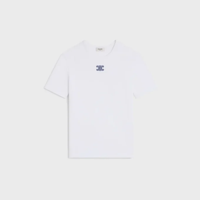 Ribana Pamuklu Jersey Triomphe T-Shirt Ribana Pamuklu Jersey Triomphe T-Shirt