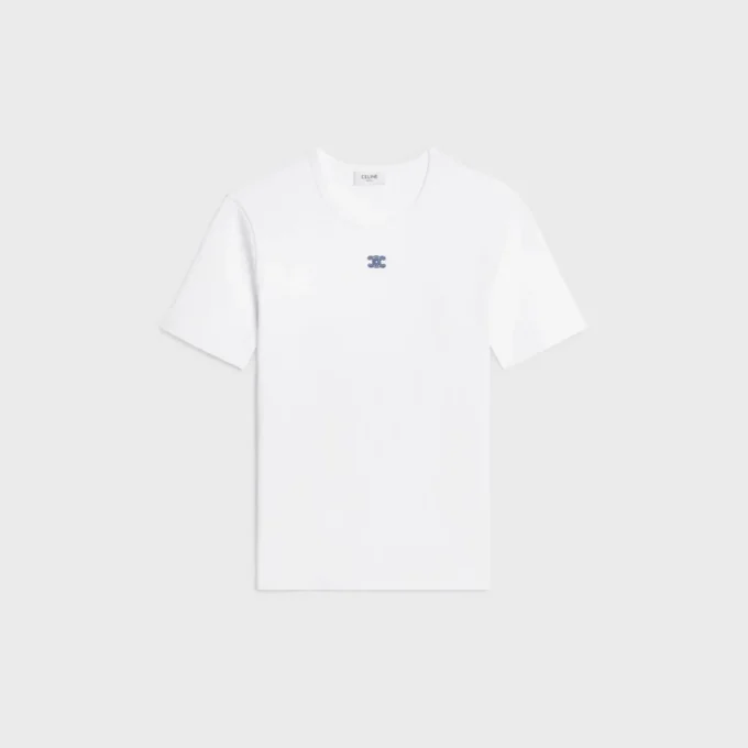 Ribana Pamuklu Jersey Triomphe T-Shirt Ribana Pamuklu Jersey Triomphe T-Shirt