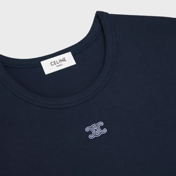 Ribana Pamuklu Jersey Triomphe T-Shirt Ribana Pamuklu Jersey Triomphe T-Shirt
