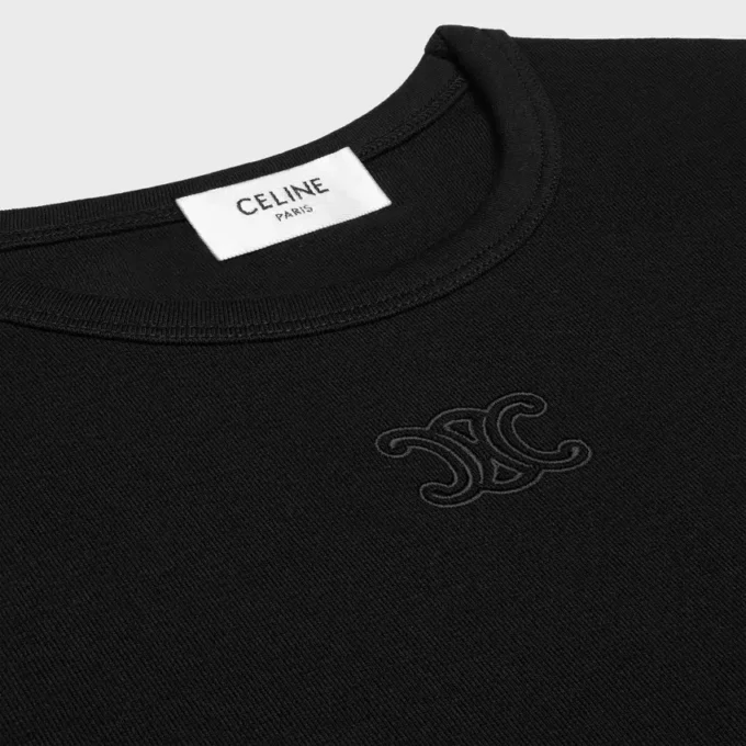 Ribana Pamuklu Jersey Triomphe T-Shirt Ribana Pamuklu Jersey Triomphe T-Shirt