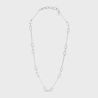 Rodyum Kaplamalı Pirinç Charms Kolye