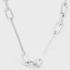 Rodyum Kaplamalı Pirinç Charms Kolye Rodyum Kaplamalı Pirinç Charms Kolye