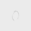 Rodyum Kaplamalı Pirinç Triomphe Asimetrik Bileklik Rodyum Kaplamalı Pirinç Triomphe Asimetrik Bileklik