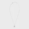Rodyum Kaplamalı Pirinç ve Kristal Triomphe Rhinestone Kolye Rodyum Kaplamalı Pirinç ve Kristal Triomphe Rhinestone Kolye