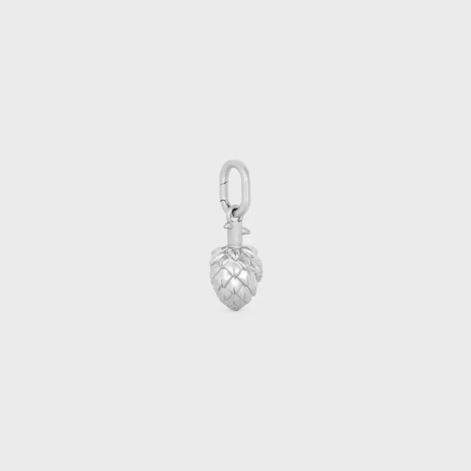 Rodyum Kaplamalı Pirinçten Artichoke Charms Rodyum Kaplamalı Pirinçten Artichoke Charms