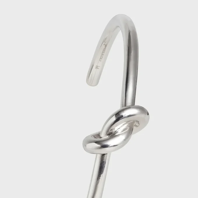 Rodyum Kaplamalı Pirinçten Ekstra İnce Düğüm Bilezik Rodyum Kaplamalı Pirinçten Ekstra İnce Düğüm Bilezik