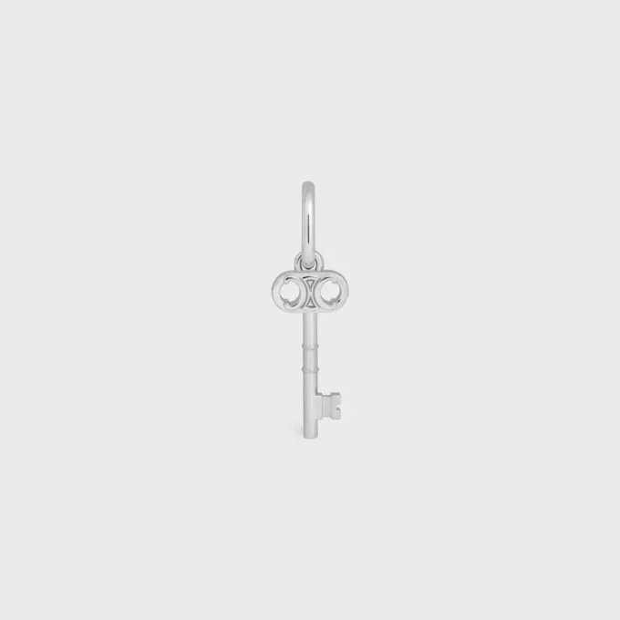Rodyum Kaplamalı Pirinçten Üretilmiş Triomphe Anahtar Charms Rodyum Kaplamalı Pirinçten Üretilmiş Triomphe Anahtar Charms