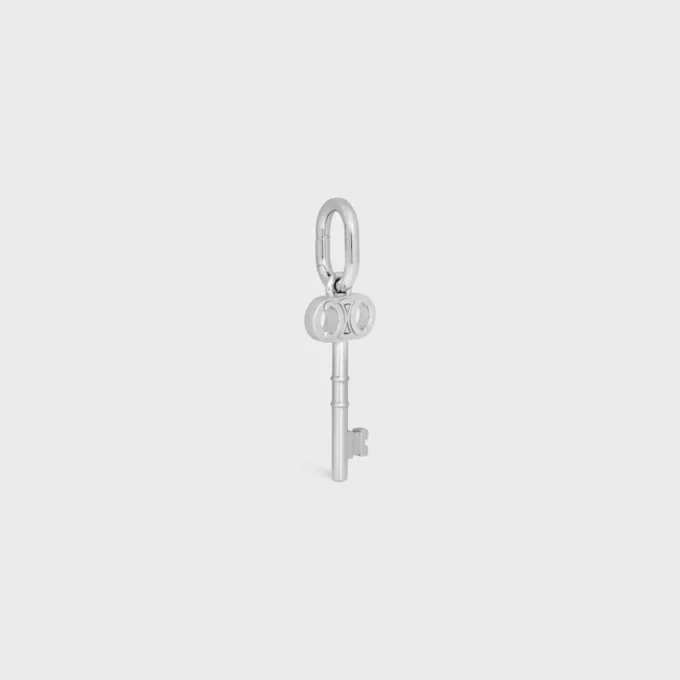 Rodyum Kaplamalı Pirinçten Üretilmiş Triomphe Anahtar Charms Rodyum Kaplamalı Pirinçten Üretilmiş Triomphe Anahtar Charms
