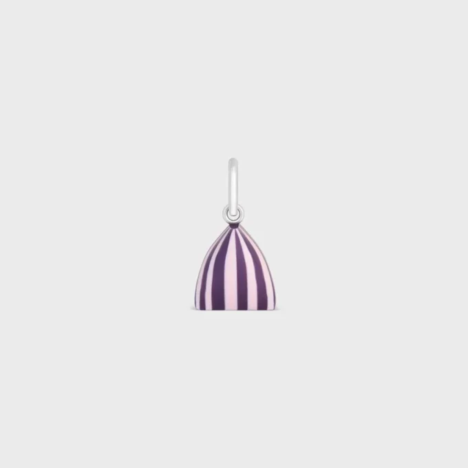 Rodyum Kaplamalı Reçine ve Pirinçten Üretilmiş Berlingot Charms Rodyum Kaplamalı Reçine ve Pirinçten Üretilmiş Berlingot Charms
