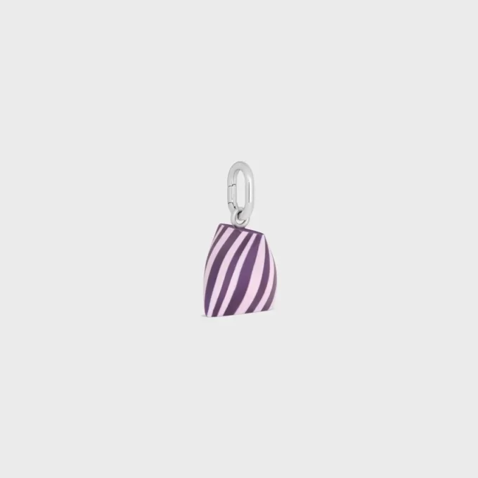 Rodyum Kaplamalı Reçine ve Pirinçten Üretilmiş Berlingot Charms Rodyum Kaplamalı Reçine ve Pirinçten Üretilmiş Berlingot Charms