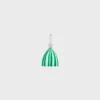 Rodyum Kaplamalı Reçine ve Pirinçten Üretilmiş Berlingot Charms Rodyum Kaplamalı Reçine ve Pirinçten Üretilmiş Berlingot Charms