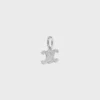 Rodyum Kaplamalı Strass ve Pirinçten Üretilmiş CELINE Charms Triomphe Rodyum Kaplamalı Strass ve Pirinçten Üretilmiş CELINE Charms Triomphe