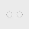 Rodyum Kaplamalı Strass ve Pirinçten Üretilmiş Triomphe Sparkle Hoops Rodyum Kaplamalı Strass ve Pirinçten Üretilmiş Triomphe Sparkle Hoops