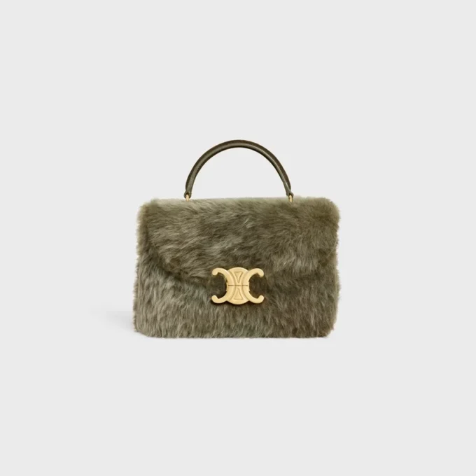 Shearling ve Süet Dana Derisinden Teen Nino Çanta Shearling ve Süet Dana Derisinden Teen Nino Çanta