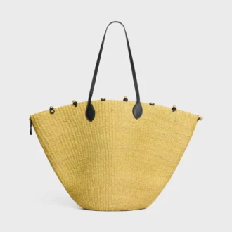 sisal ve dana derisinden byk triomphe boncuk sepeti 1 1 330x330 - Sisal ve Dana Derisinden B&uuml;y&uuml;k Triomphe Boncuk Sepeti