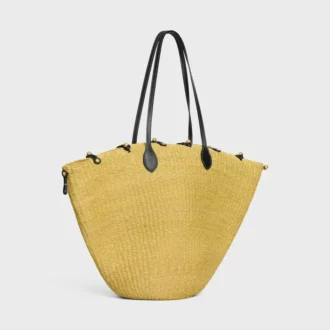 sisal ve dana derisinden byk triomphe boncuk sepeti 2 1 330x330 - Sisal ve Dana Derisinden B&uuml;y&uuml;k Triomphe Boncuk Sepeti