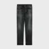 Siyah Ice Rinse Wash Denim Wesley Jeans