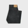 Siyah Ice Rinse Wash Denim Wesley Jeans