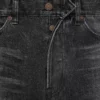 Siyah Ice Rinse Wash Denim Wesley Jeans
