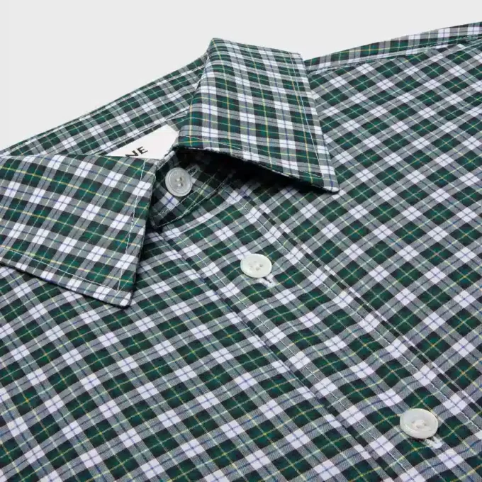 Tartan Pamuklu Kumaştan Gömlek Tartan Pamuklu Kumaştan Gömlek