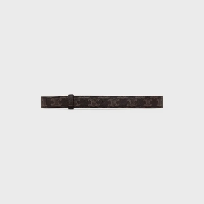 Taurillon Deri ve Triomphe Canvas 25 mm Çift Taraflı Kayış Taurillon Deri ve Triomphe Canvas 25 mm Çift Taraflı Kayış
