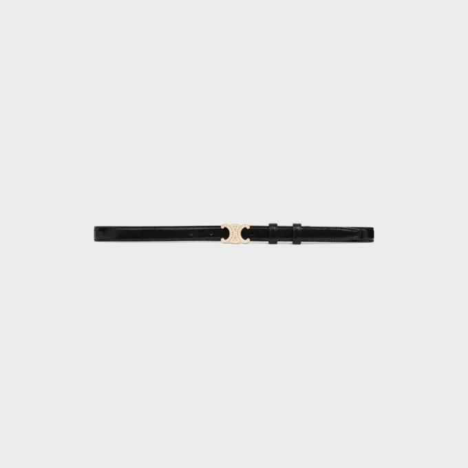 Taurillon Deriden Strasslı Küçük 18 mm Triomphe Kemer Taurillon Deriden Strasslı Küçük 18 mm Triomphe Kemer