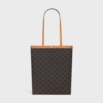 Triomphe Canvas Orta Boy Düz Alışveriş Çantası