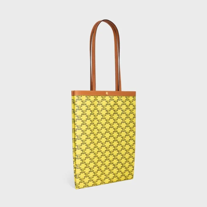 Triomphe Canvas Orta Boy Düz Alışveriş Çantası Triomphe Canvas Orta Boy Düz Alışveriş Çantası