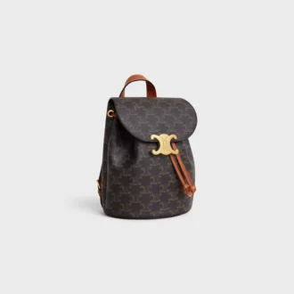 Triomphe Canvas ve Dana Derisi CELINE Bonnie Sırt Çantası